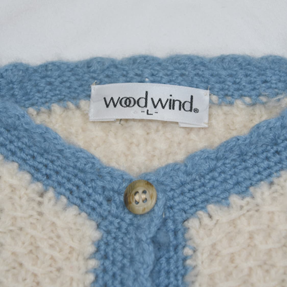 WOOD WIND 빈티지모리걸손뜨개울가디건 상품이미지7