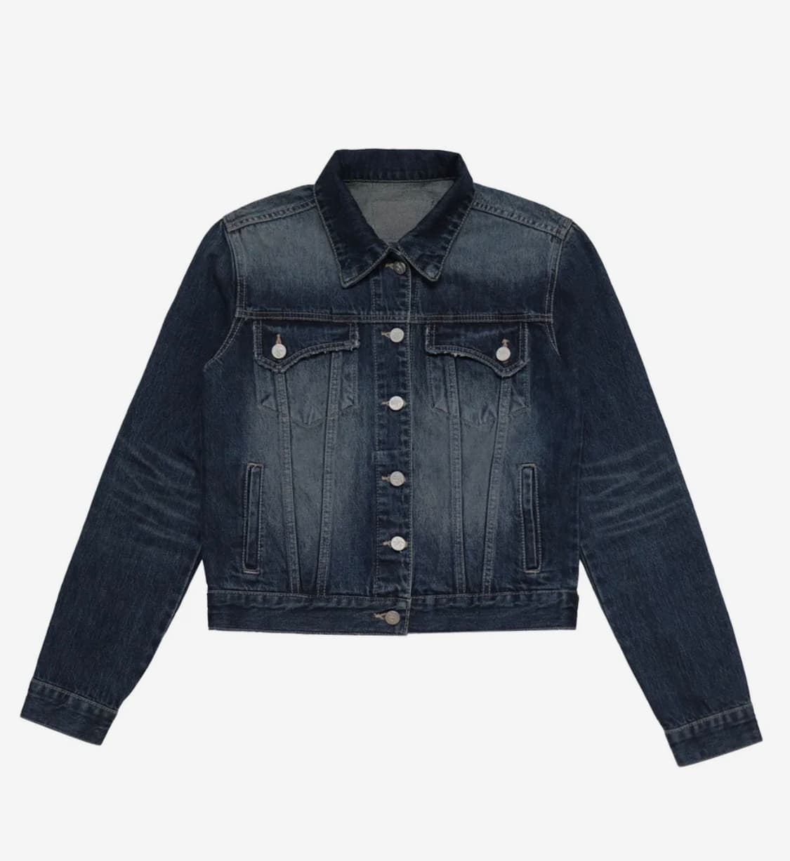 시너진 brush denim jacket deep blue 청자켓 상품이미지3