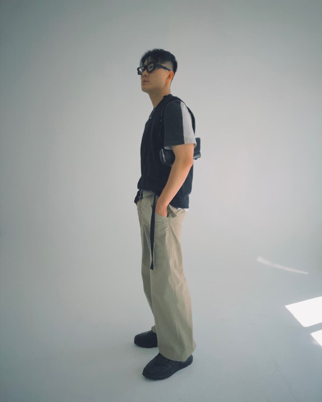 보테가베네타 2020 와이드 베이지 카고 상품이미지6