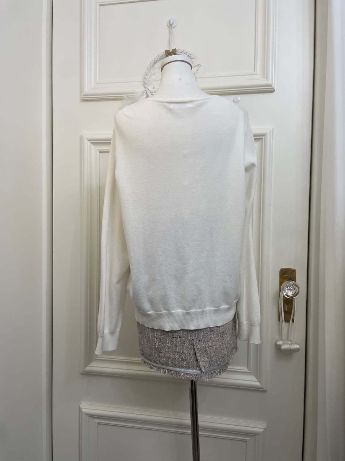 lavender tweed midi skirt(size-34) 상품이미지8