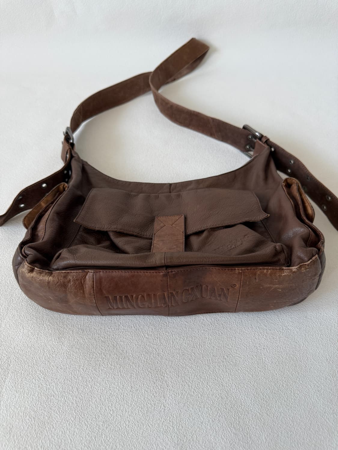 Pre owned 레더 크로스백 상품이미지3