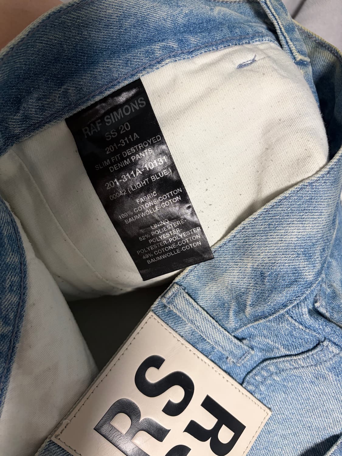 [30] 20ss 라프시몬스 디스트로이드 데님 상품이미지3
