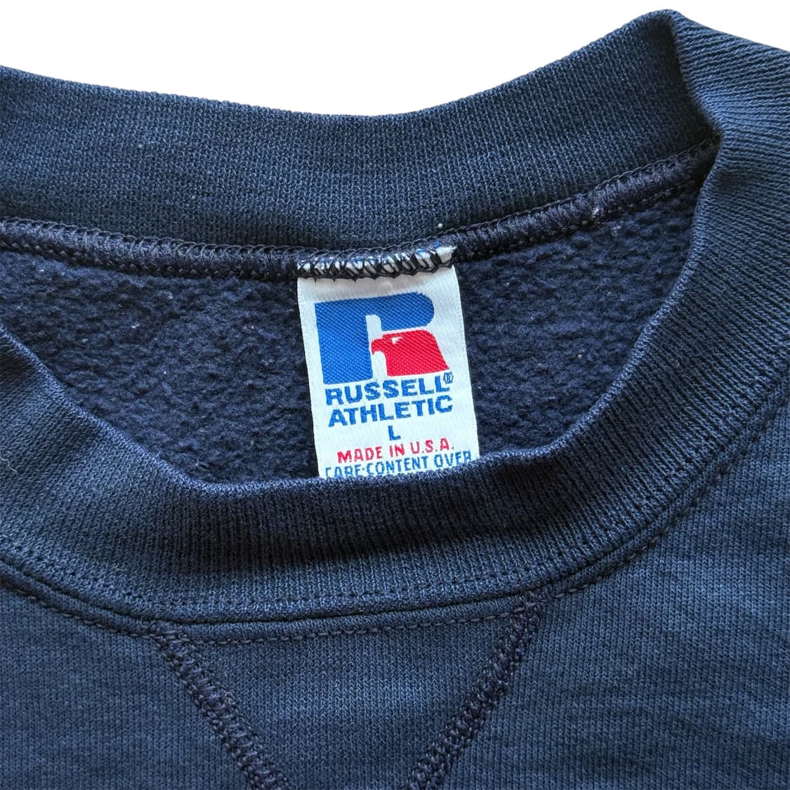 90s 러셀 스웻셔츠 네이비 상품이미지6