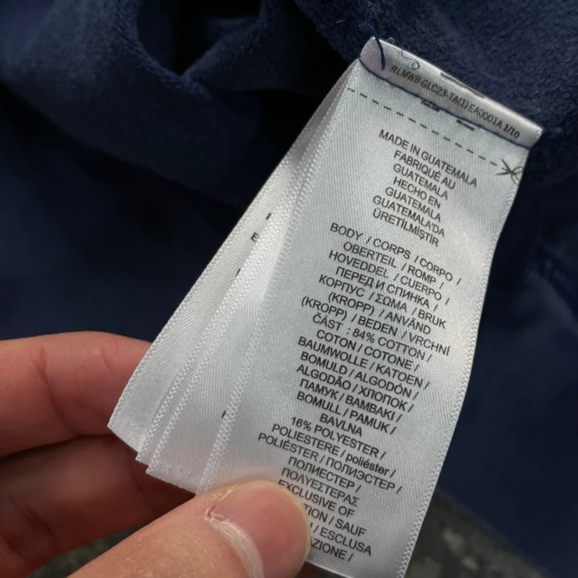 95-100 폴로 데님 앤 서플라이 후드티 상품이미지5