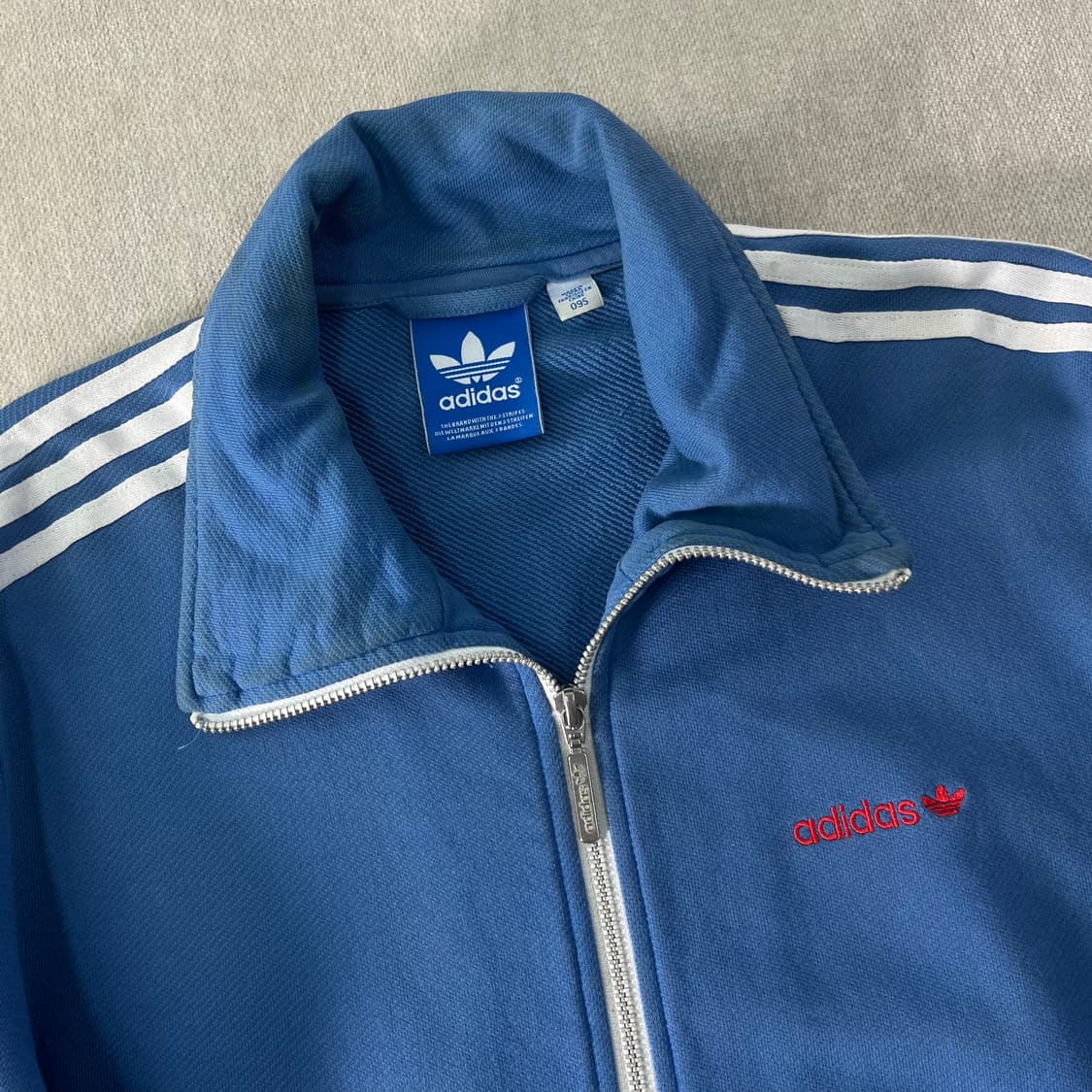 100 아디다스 베켄바우어 블루 트랙탑 져지 상품이미지3