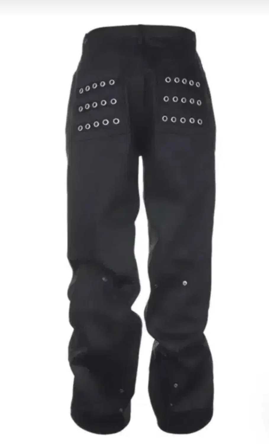 비엑세스 아일렛 버튼 블랙 진스 2사이즈 새상품 상품이미지1