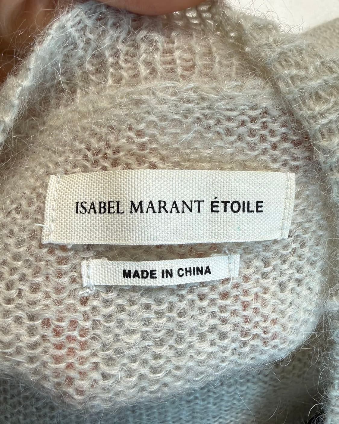 이자벨마랑 아이보리 모헤어혼방 니트  상품이미지8