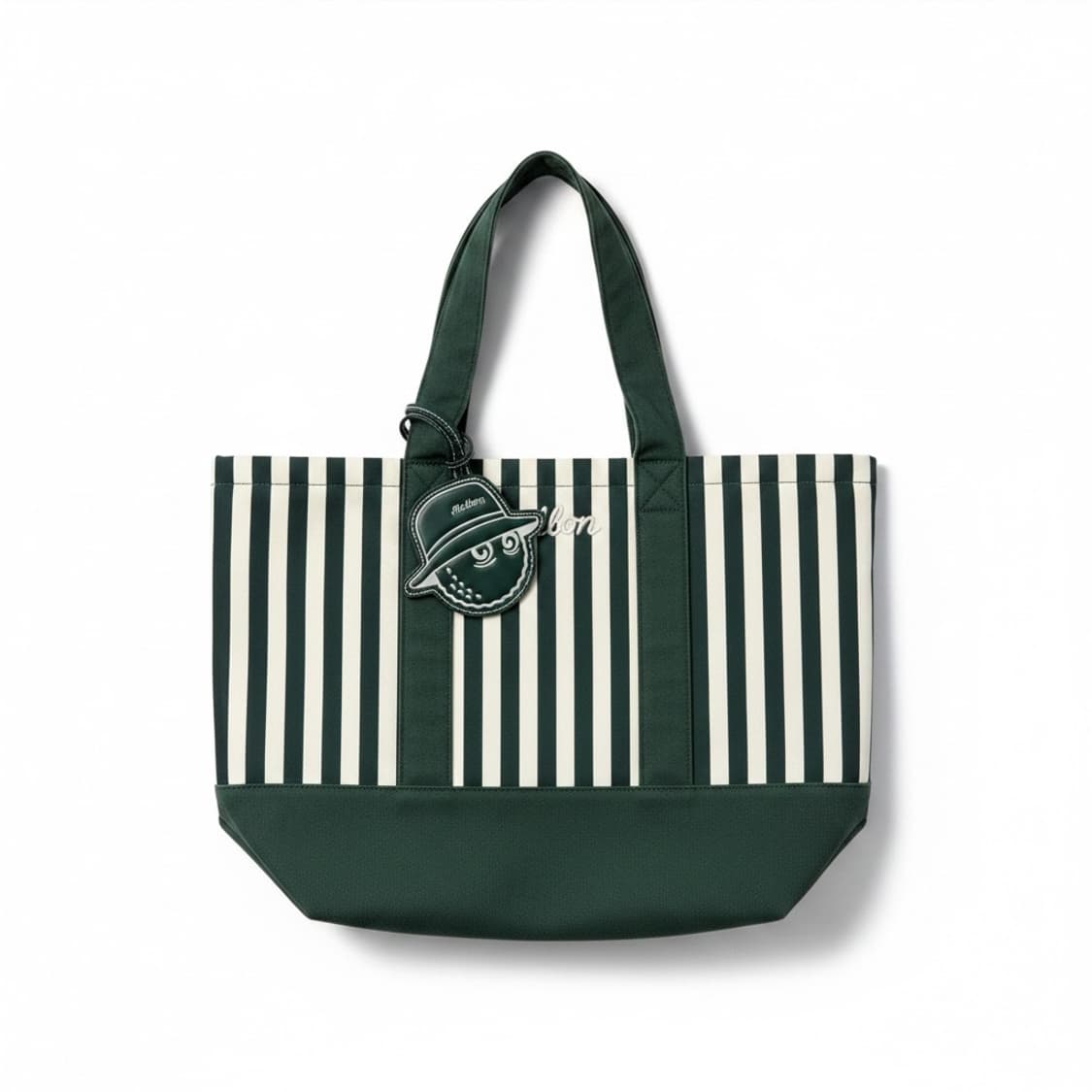 말본 골프 스트라이프 토트백 그린 상품이미지1