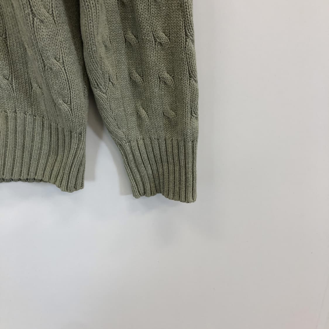 빈폴 자수로고 케이블 니트 100  상품이미지3