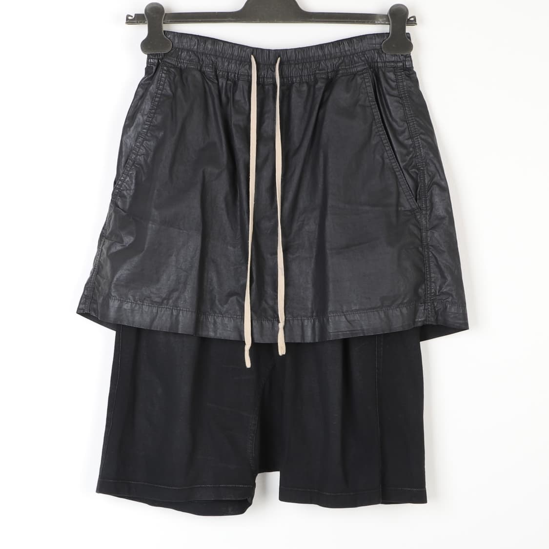 XS / Rick Owens 릭오웬스 왁스 스커트 쇼츠 상품이미지1