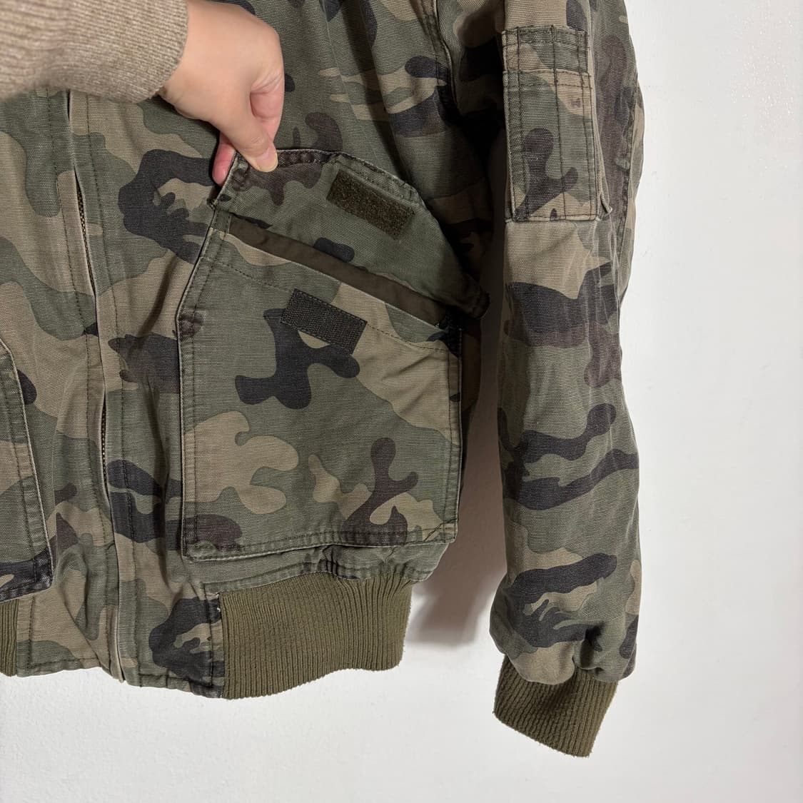 FreeBase 카모플라쥬 밀리터리 자켓(L) 상품이미지5