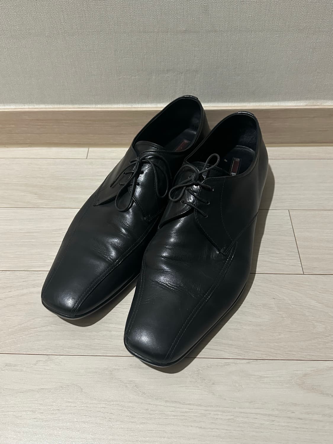 프라다 스포츠 스퀘어토 더비 슈즈 UK9.5 275-280 상품이미지2