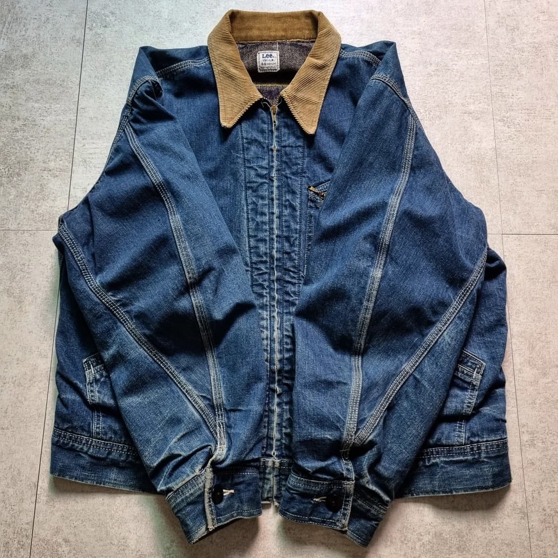 60s Lee 191-LB 젤트데님 블랭킷 워크자켓 44R 상품이미지2