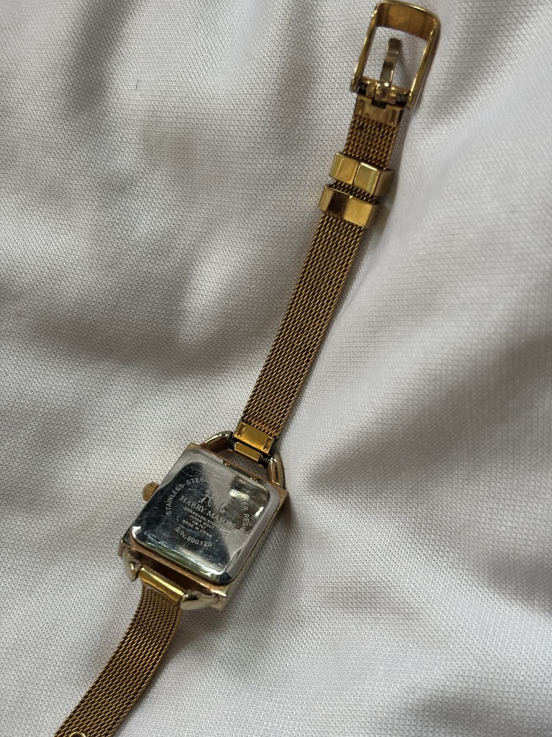 vintage harry mason metal belt watch 상품이미지6