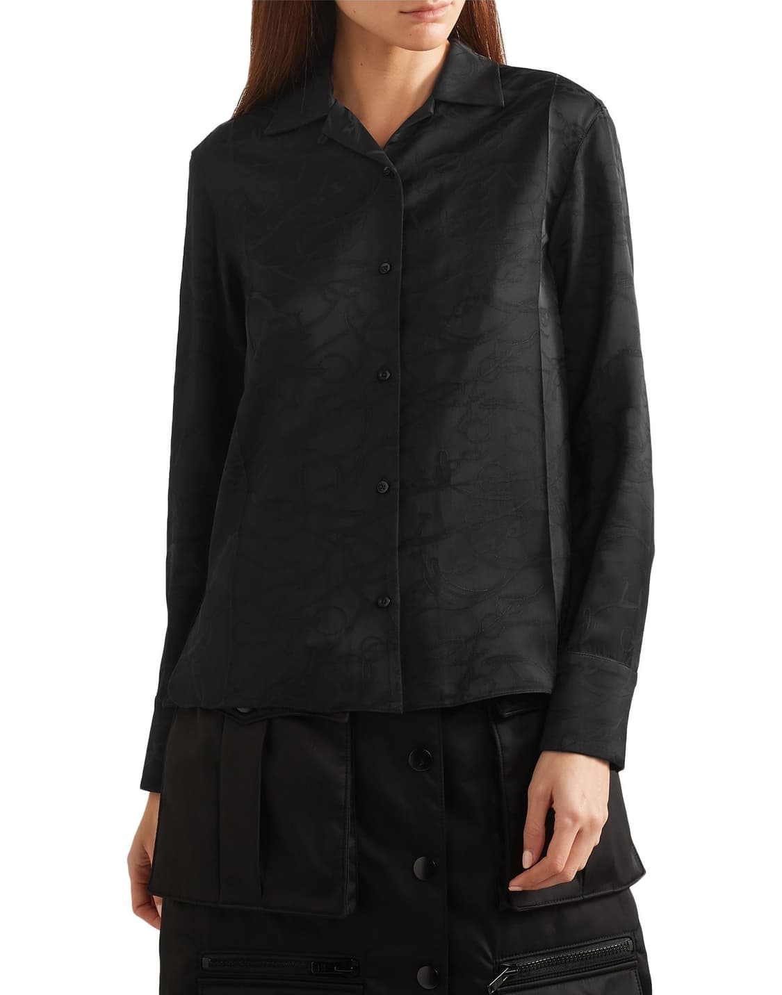 커미션 기하학 패턴 블라우스 상품이미지8