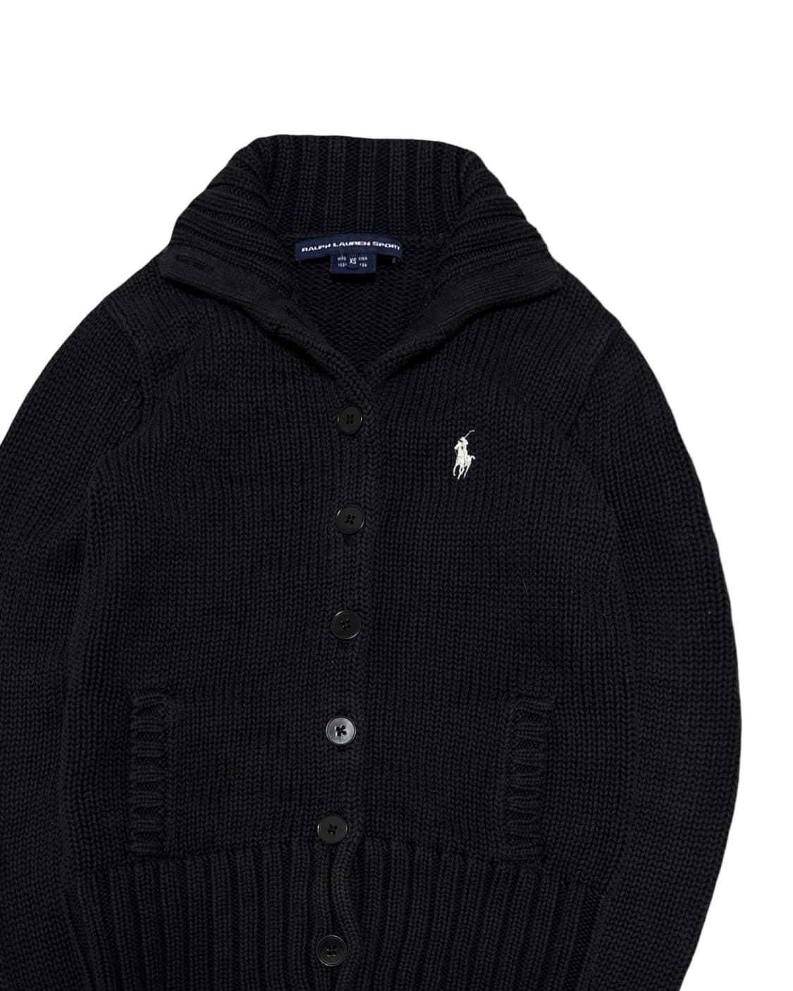 폴로 랄프로렌 블랙 버튼 니트 가디건 상품이미지2