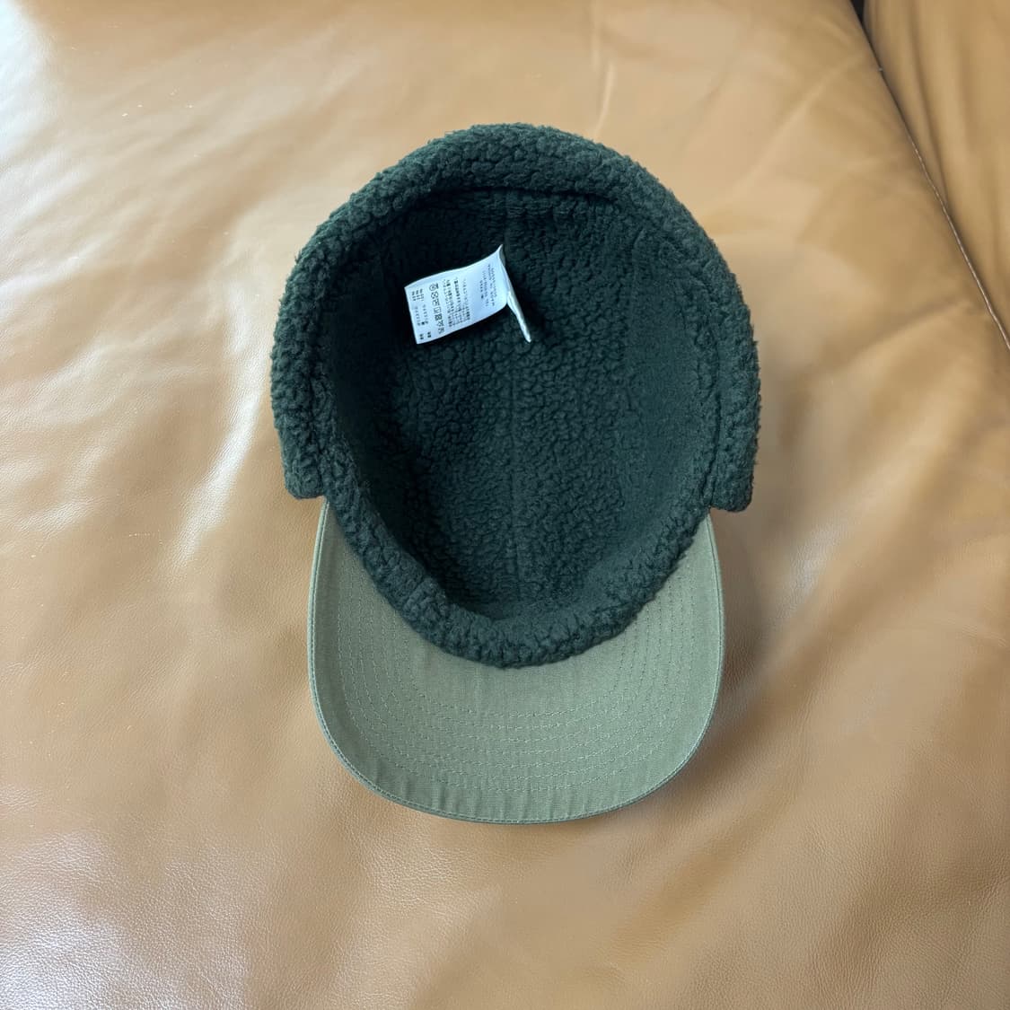 나나미카 노스페이스 퍼플라벨 이어플랩 6패널 볼캡 모자 카키 상품이미지6