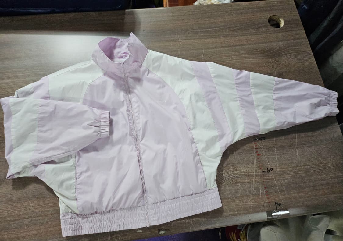 아디다스 윈드브레이커 크롭 바람막이 라벤더 150 성인가능 상품이미지1