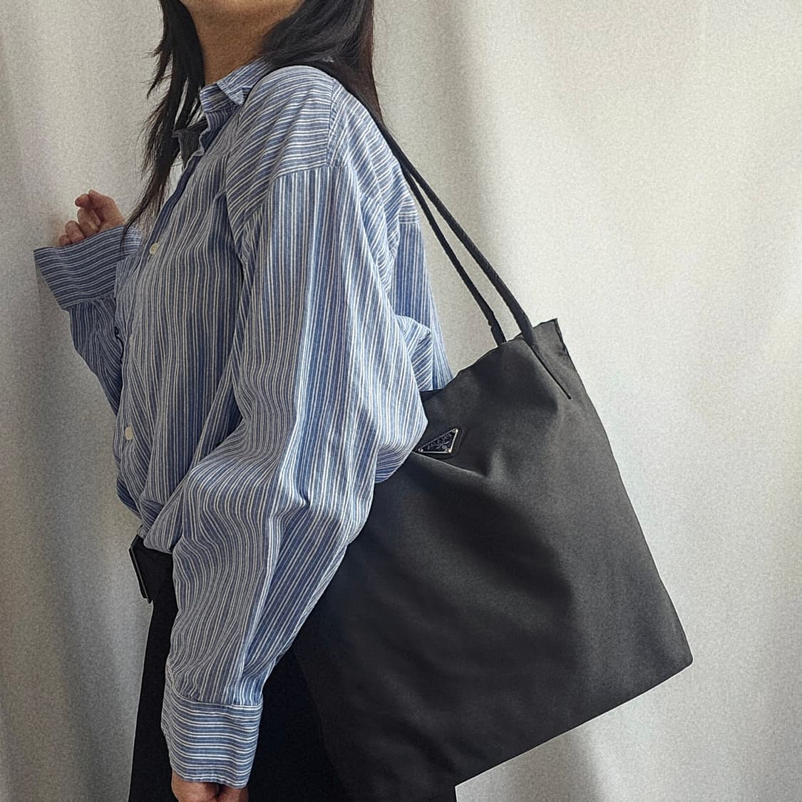 [정품 PRADA] 프라다 포코노 나일론 숄더백 쇼퍼백 상품이미지9