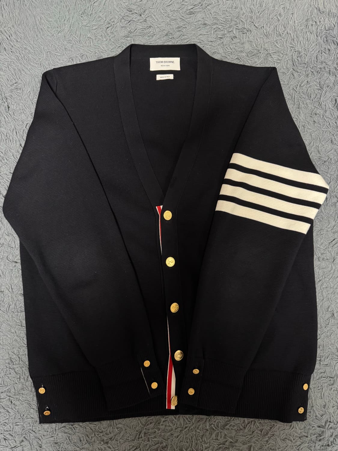 톰브라운 밀라노스티치 금장 가디건 3사이즈 상품이미지1