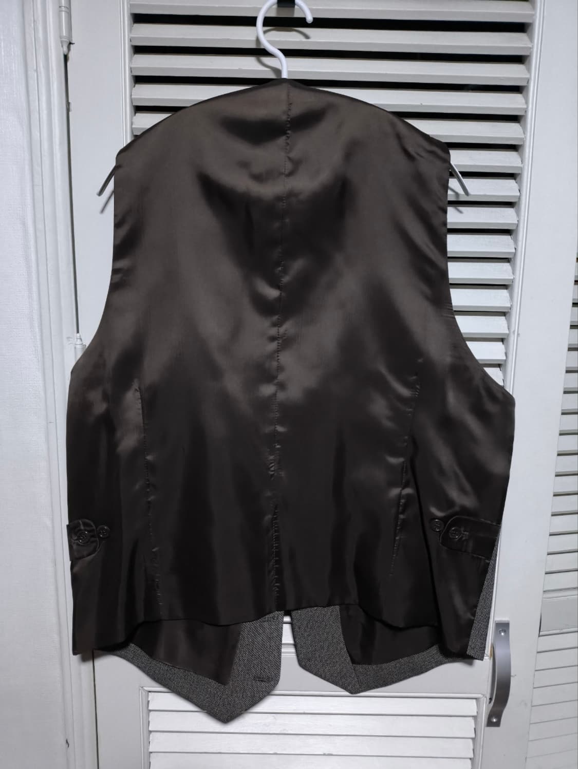 EL사이즈 에스카드릴 헤링본 풀세트 넥타이 베스트 정장 셋업 상품이미지8