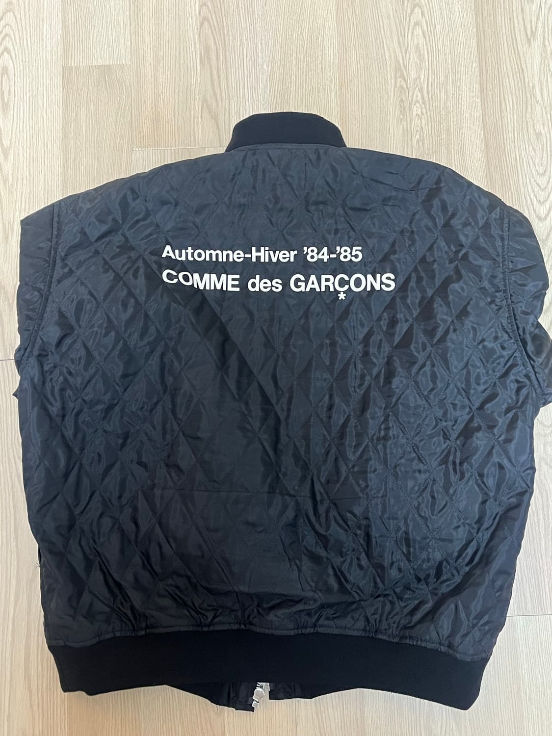 XXL CDG 꼼데가르송 스태프 퀼팅 봄버 자켓 상품이미지2