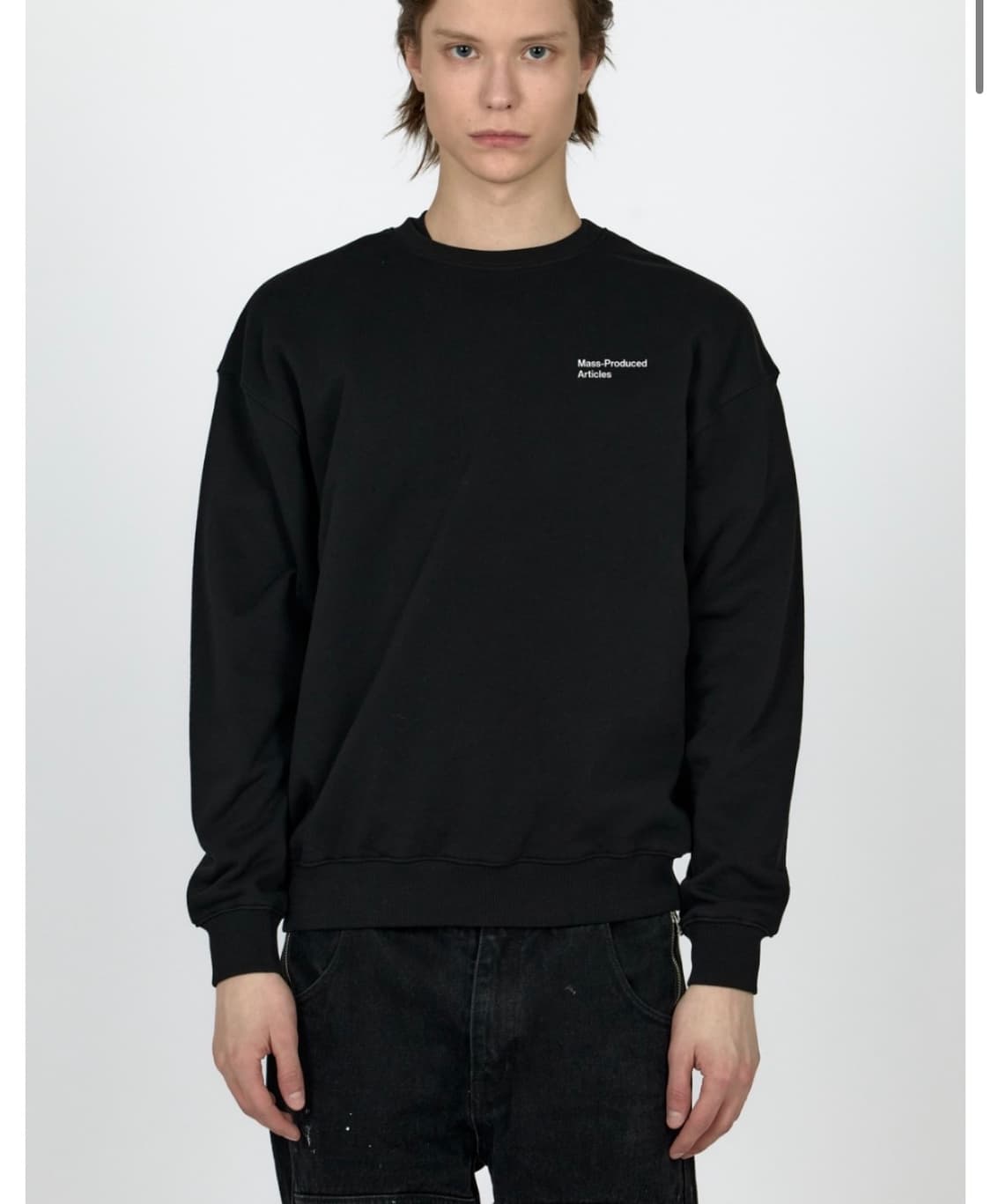 [L] 플라스틱 프로덕트 크루넥 맨투맨 상품이미지1