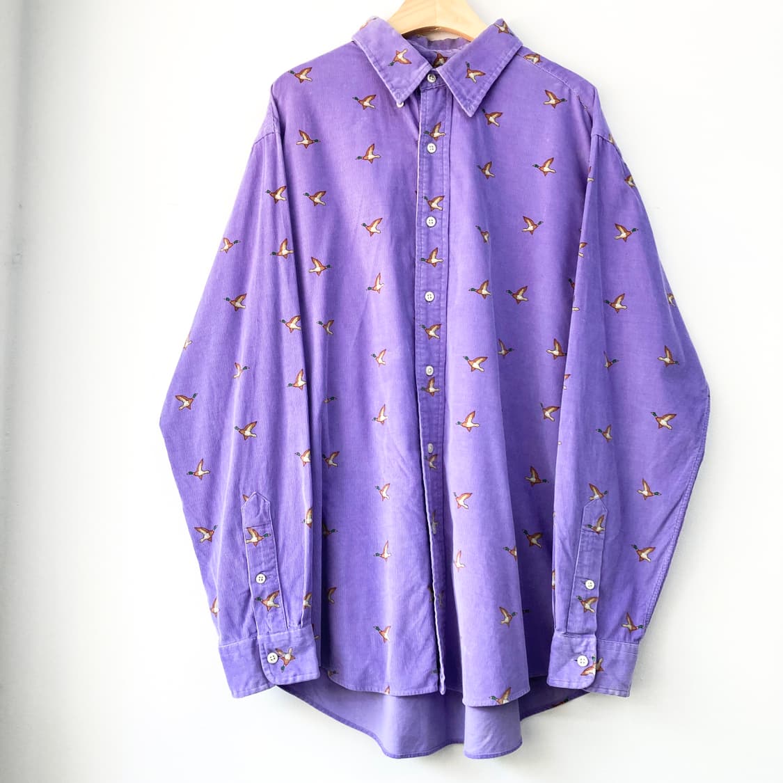 폴로 청둥오리 라벤더 퍼플 코듀로이 셔츠 상품이미지2