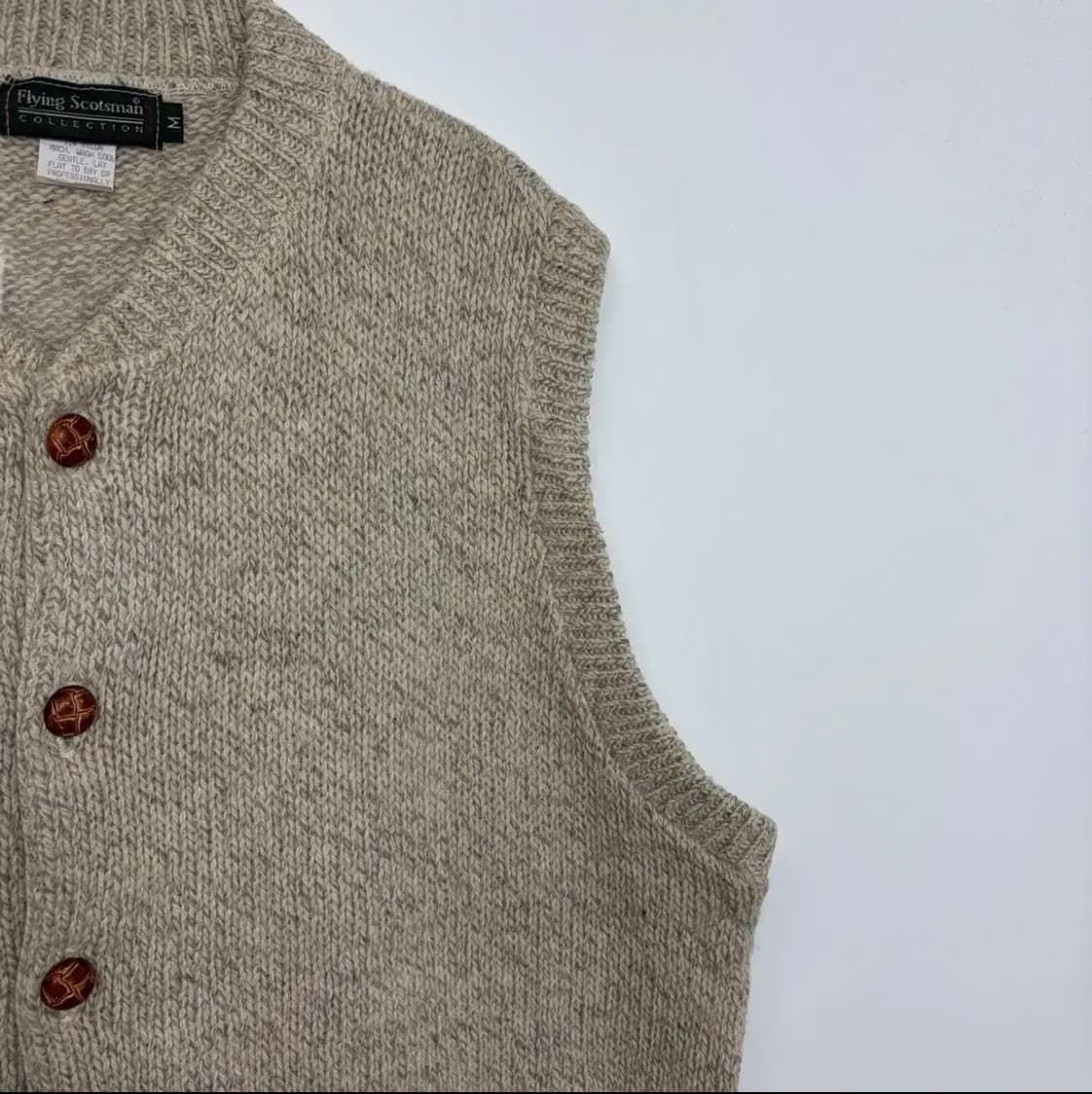 빈티지  made in usa 울 베스트 상품이미지3