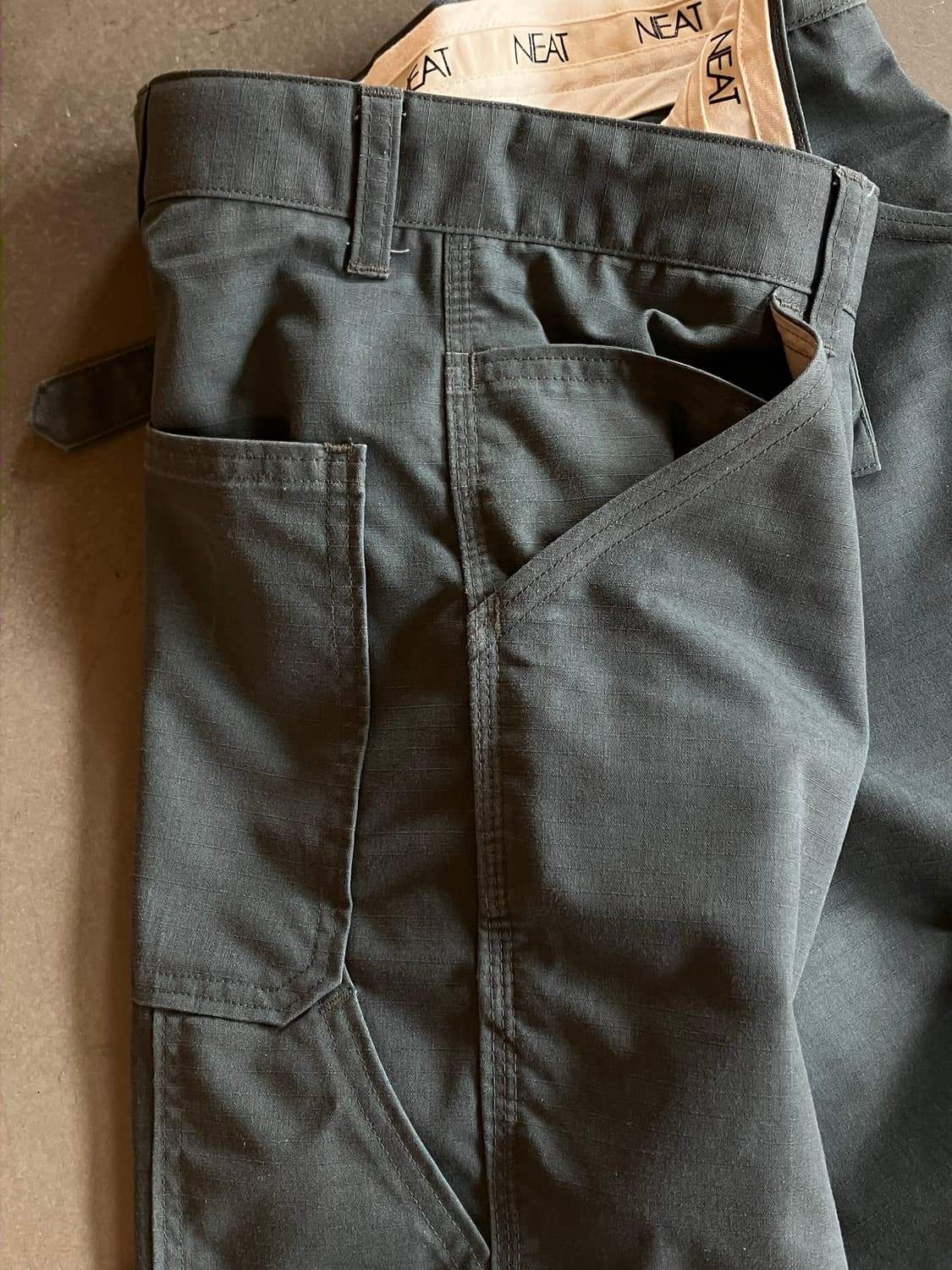 니트도쿄 NEAT 오리지널 미공군 립스탑 코튼 페인터 팬츠 M 상품이미지3