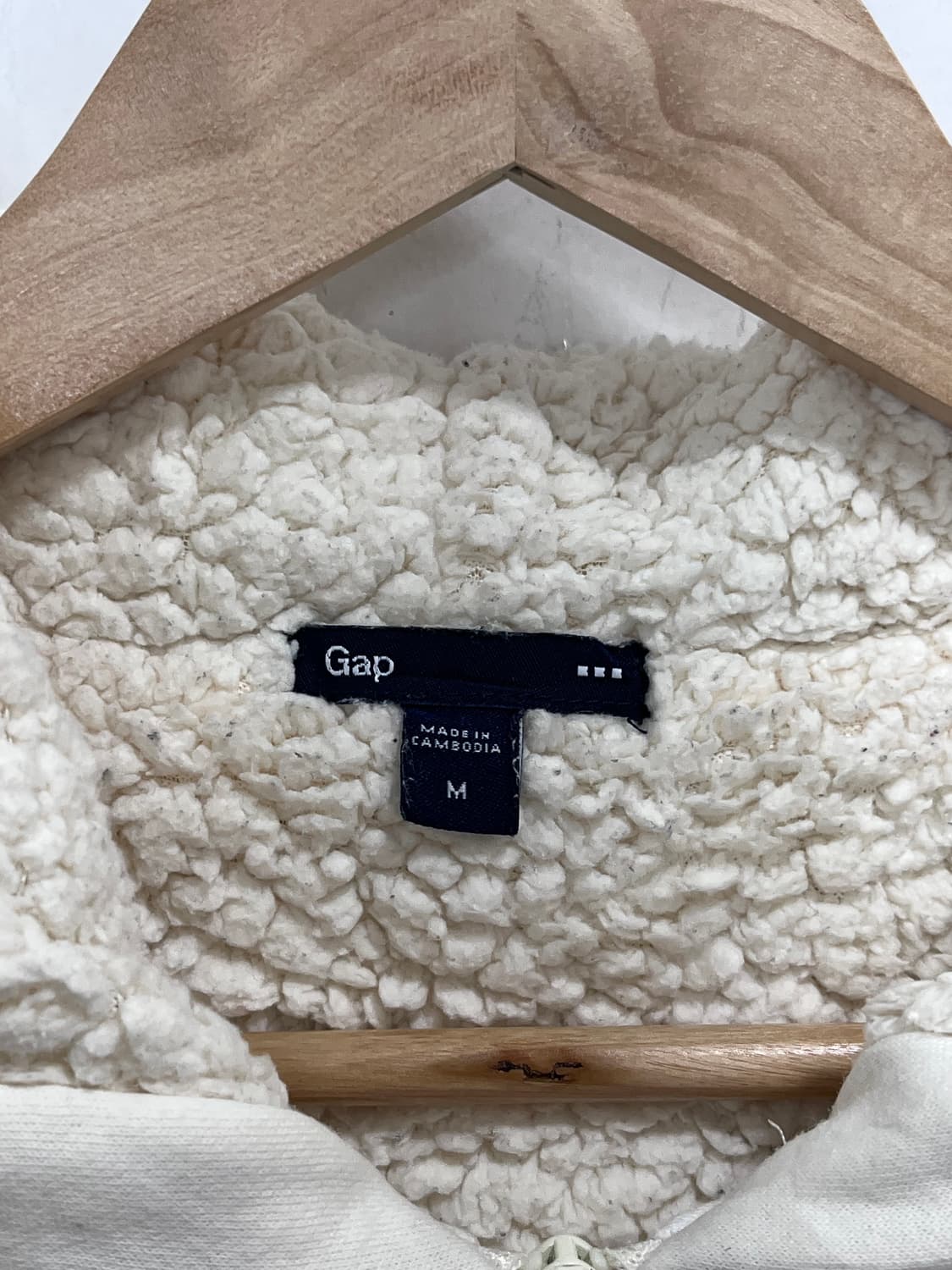 Gap 갭 아이보리 보아 후드집업 상품이미지6