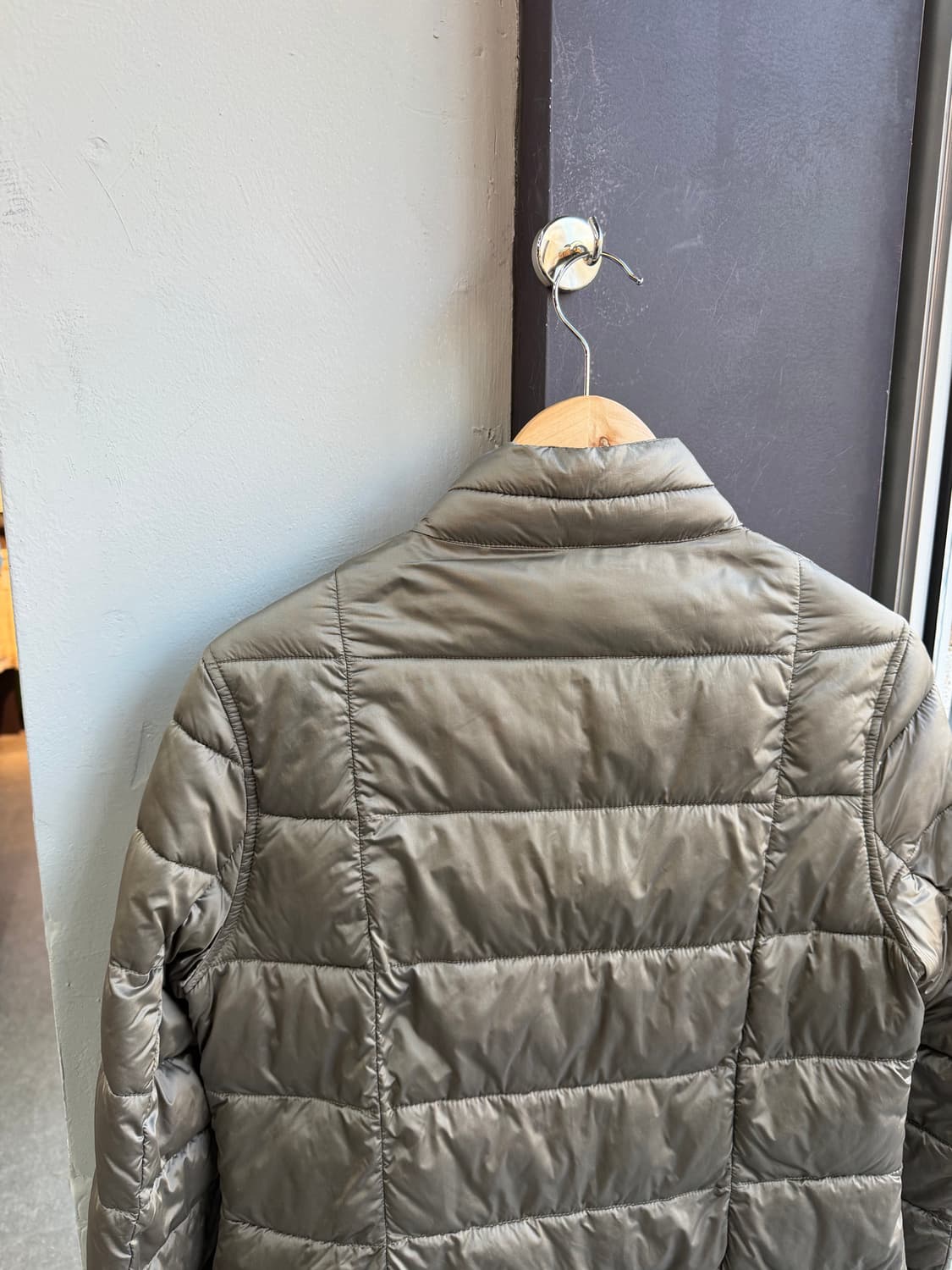UK12/ 바버 피버다운 나일론 패딩 점퍼 상품이미지7