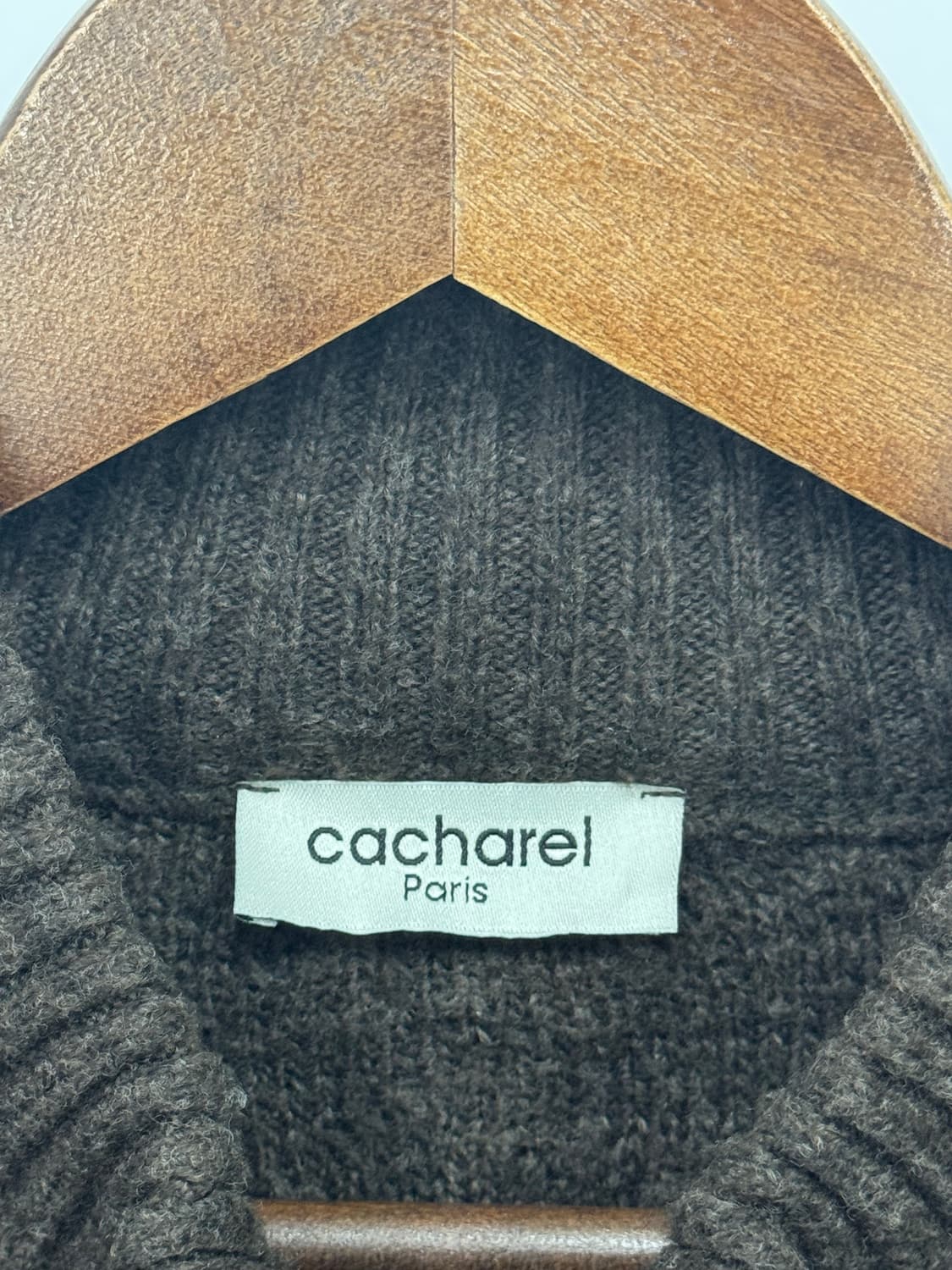cacharel 브라운 니트 점퍼 상품이미지3