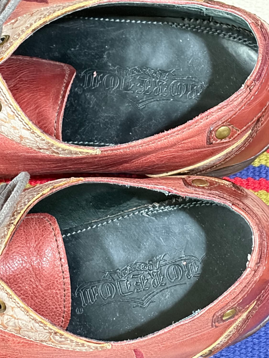 보르덤 제팬 웨스턴 파이톤 부츠 상품이미지5