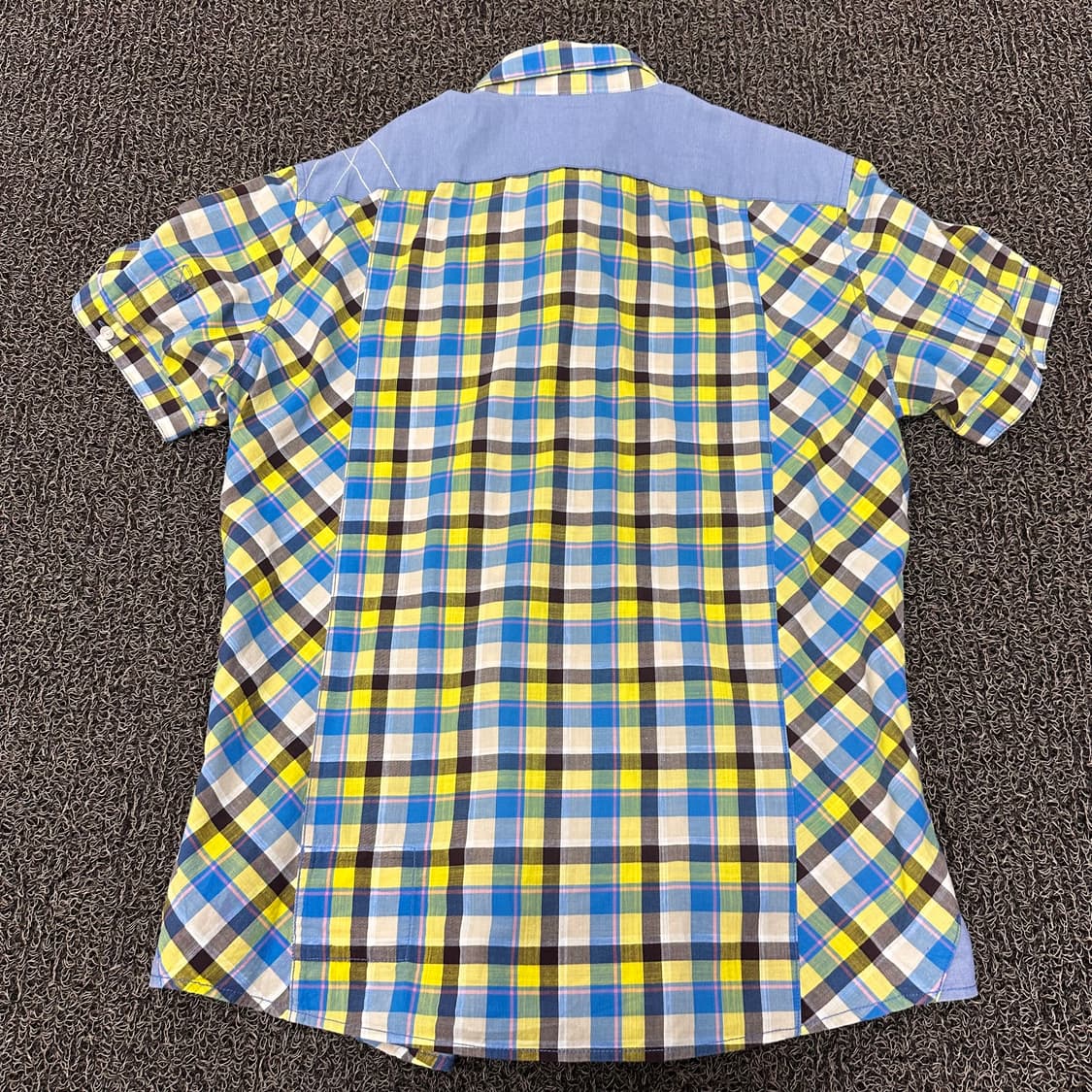 INTERMEZZO 인터메조 체크 반팔 셔츠 105(XL) 상품이미지5