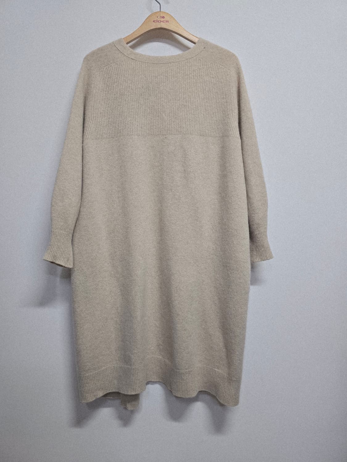 지컷 베이지 롱 가디건 캐시미어혼방 ㅡ프리 상품이미지4