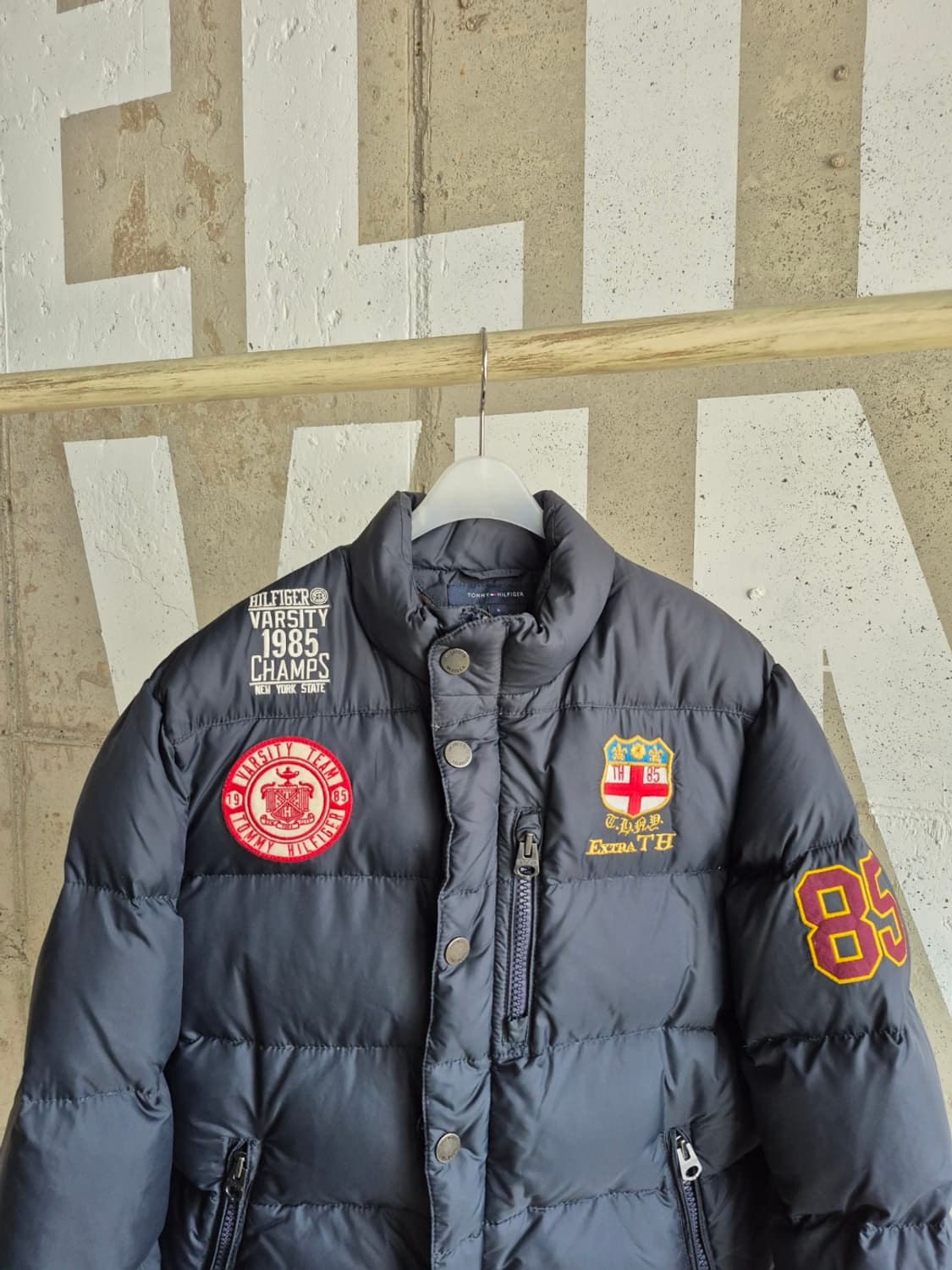 타미힐피거 패치 푸퍼 패딩(S공용) 상품이미지2