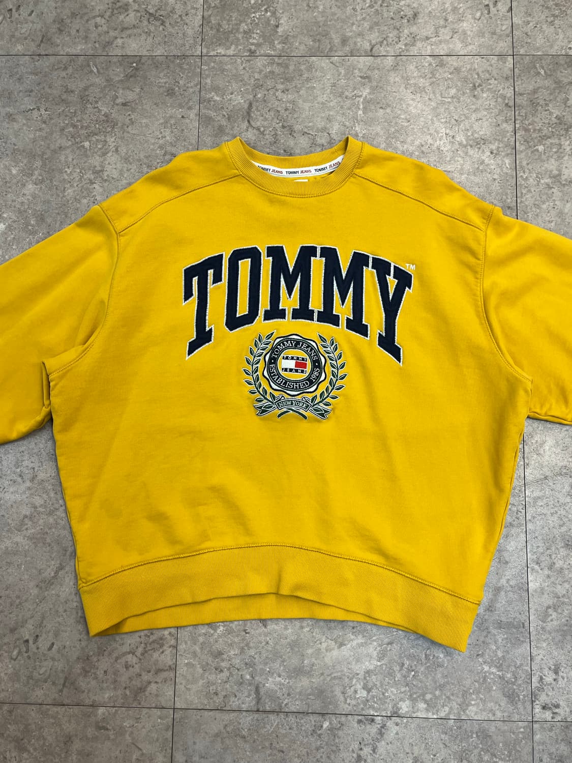 타미진스 맨투맨 옐로우 L #csz3141 상품이미지4