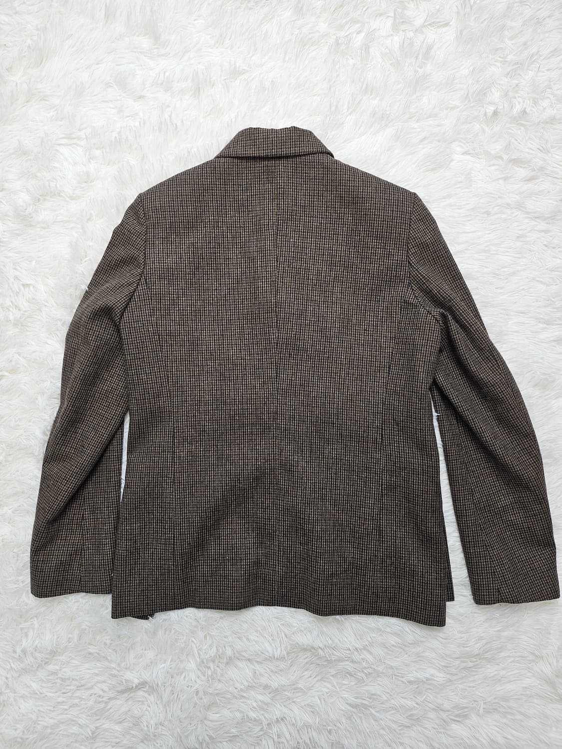 kuho plus 구호플러스 싱글 브라운 체크 자켓 82 상품이미지2