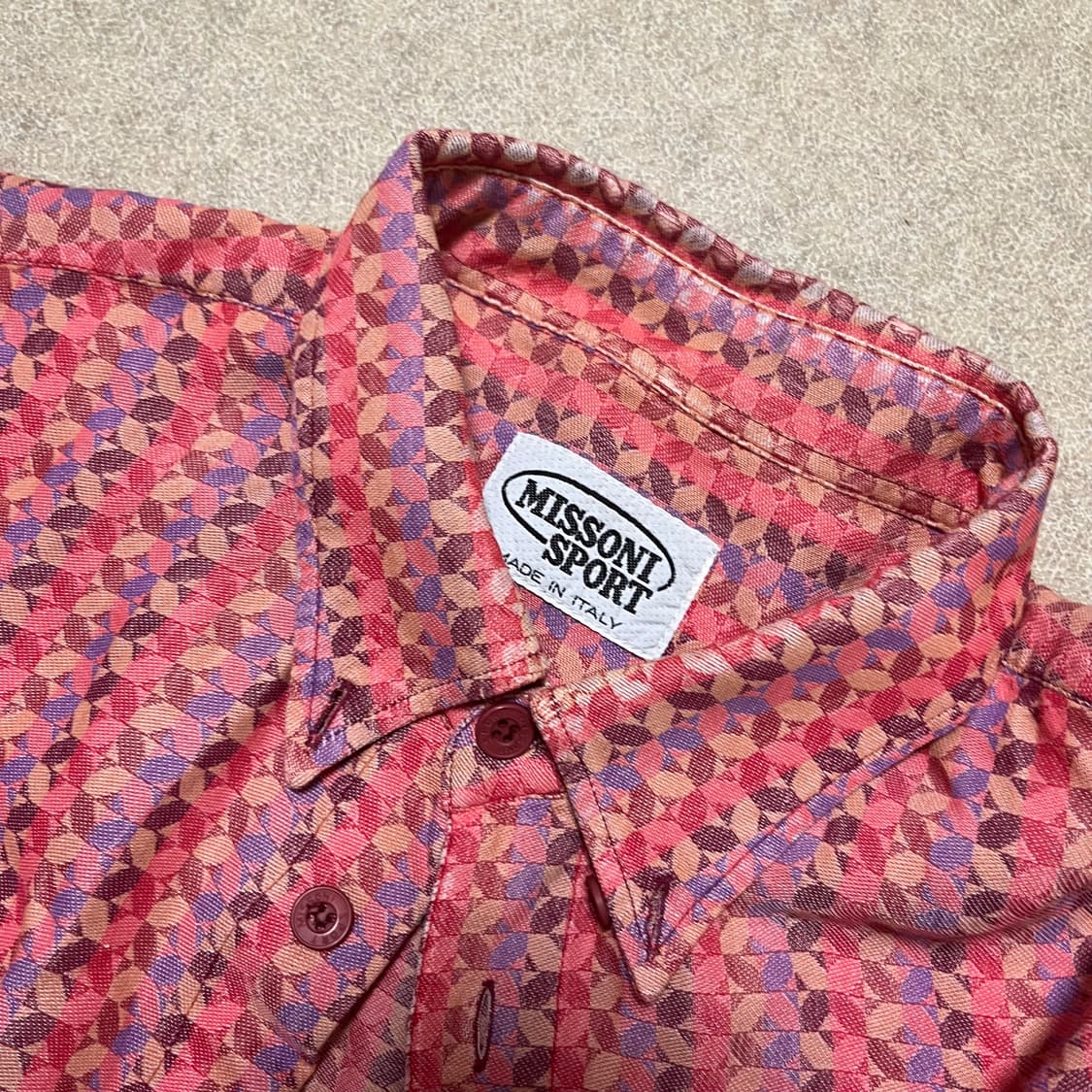 미쏘니 스포츠 missoni 패턴 셔츠 상품이미지3