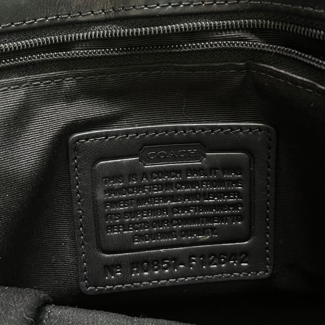 vtg coach leather buckle bag 상품이미지2