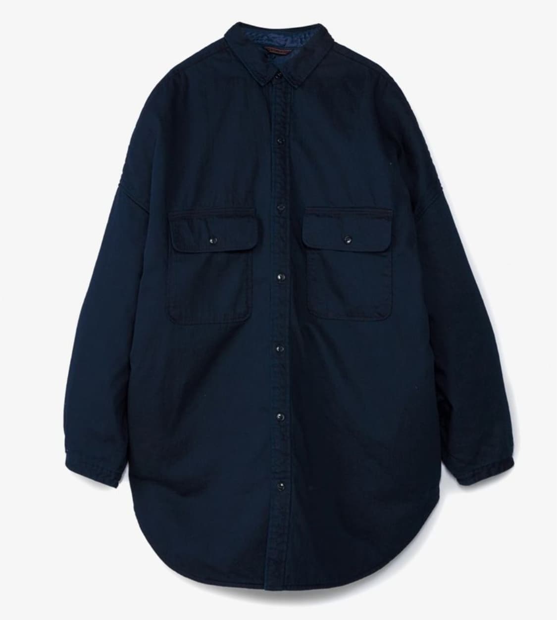 캐피탈 8온즈 데님 슬로피 셔츠 코트 상품이미지3