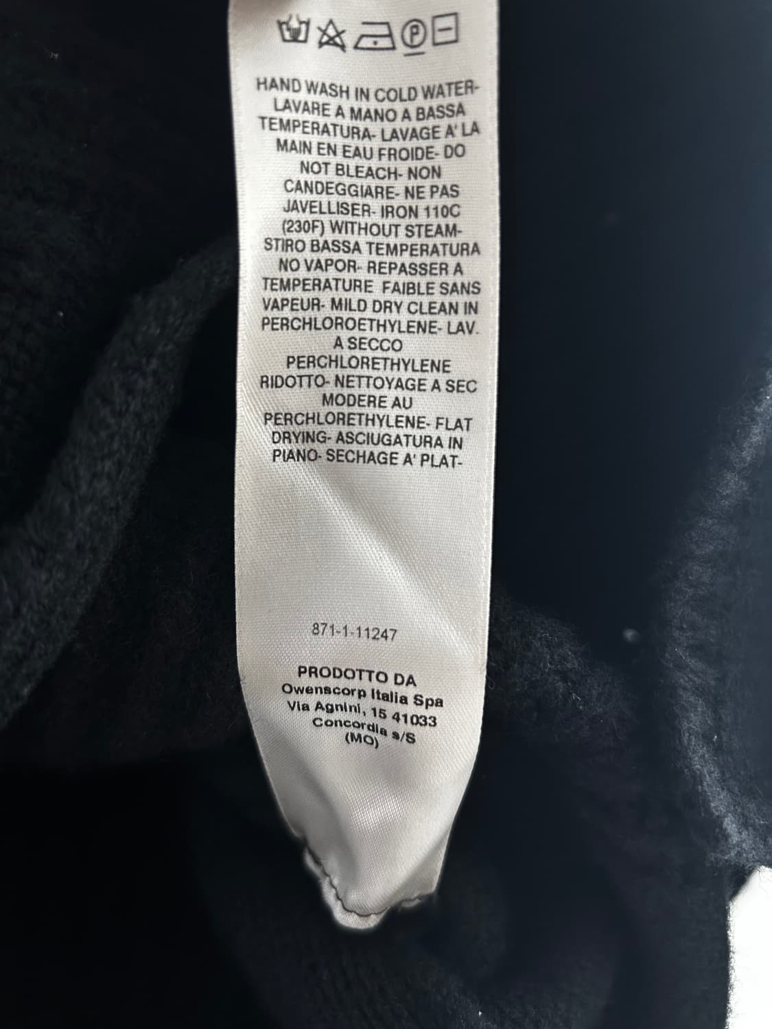 릭오웬스 FW18 시지프스 리브드 니트 상품이미지5