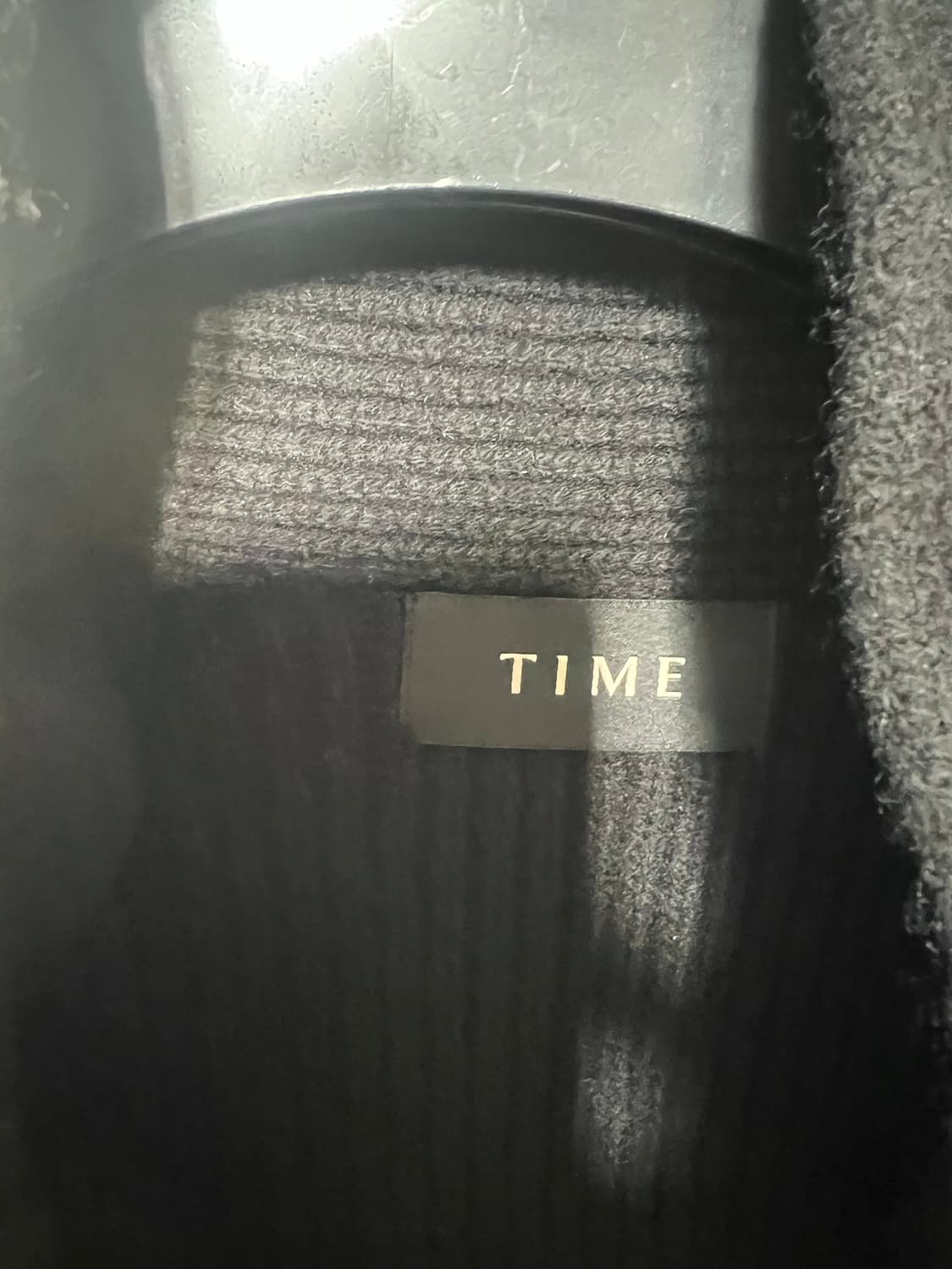 타임옴므 캐시미어 집업 가디건 블랙 95 상품이미지8