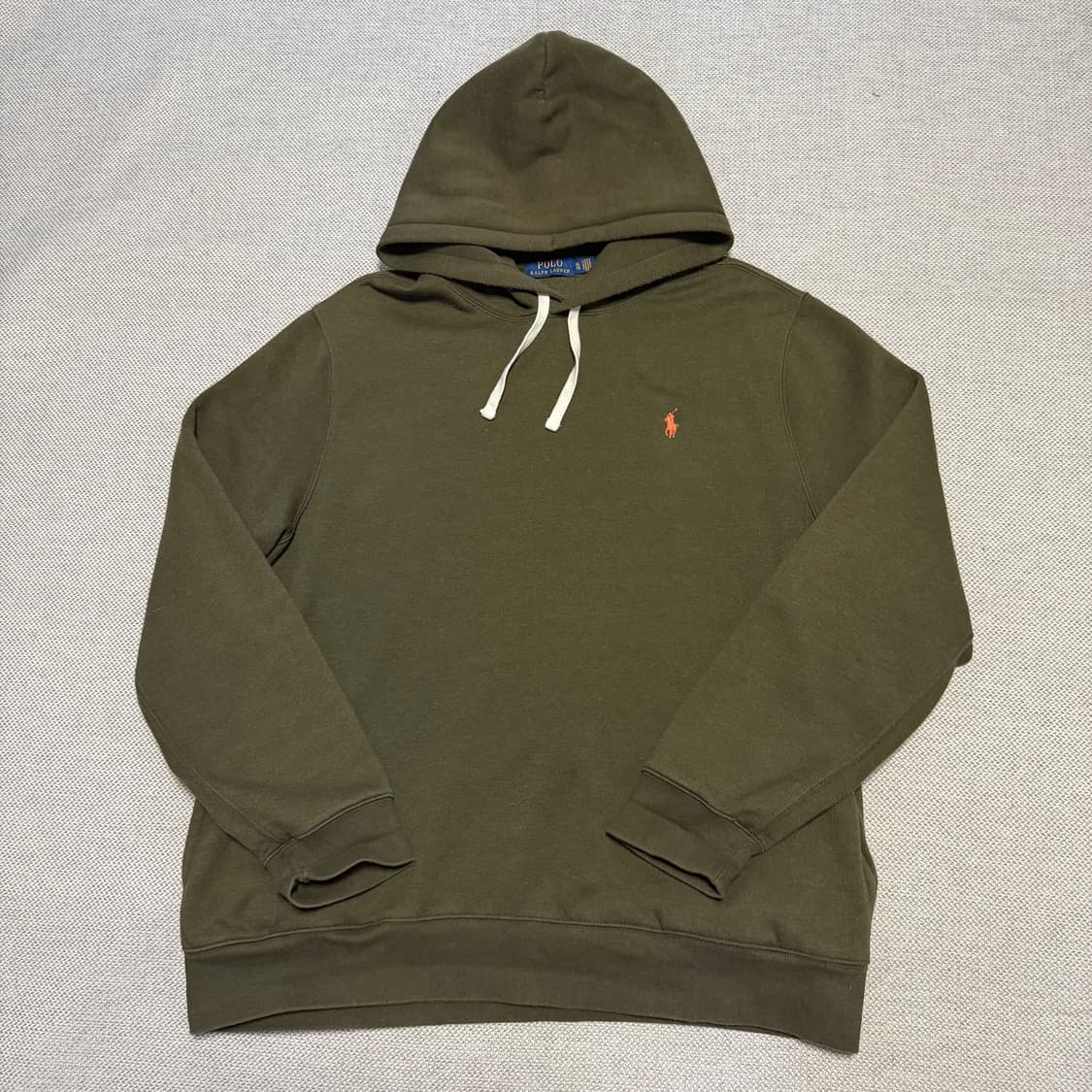 폴로 랄프로렌 올리브 기모 후드티 상품이미지1