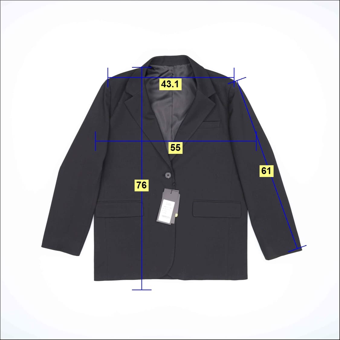 M 새상품 무신사 우먼즈 오버사이즈 블레이저 4252 상품이미지6