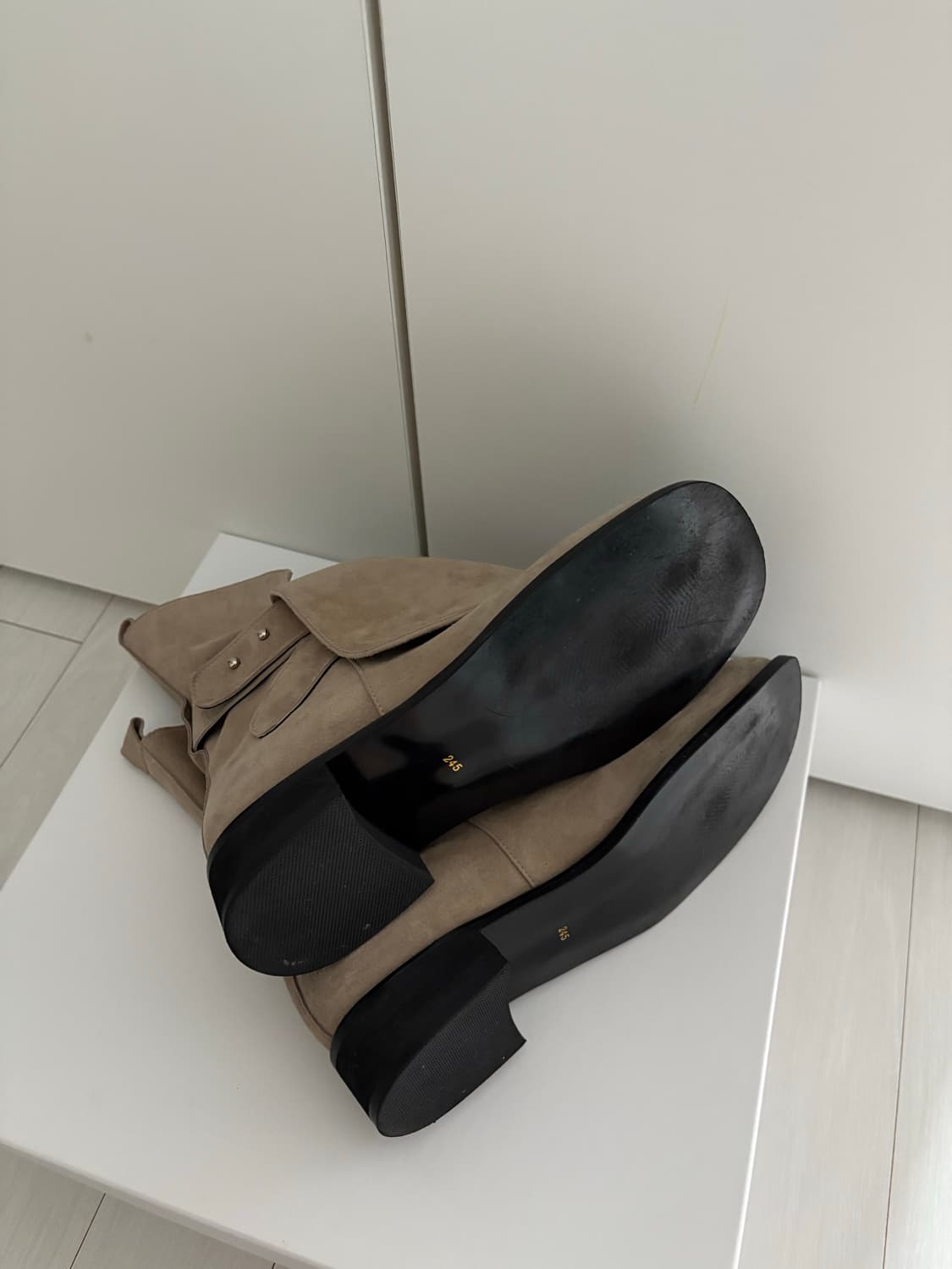 세릭 부츠 CERRIC FOLDING SHORT BOOTS / BEIGE 상품이미지8
