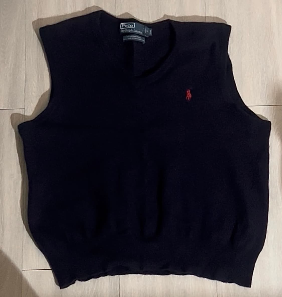 폴로 랄프로렌 니트 조끼 women L navy 상품이미지2