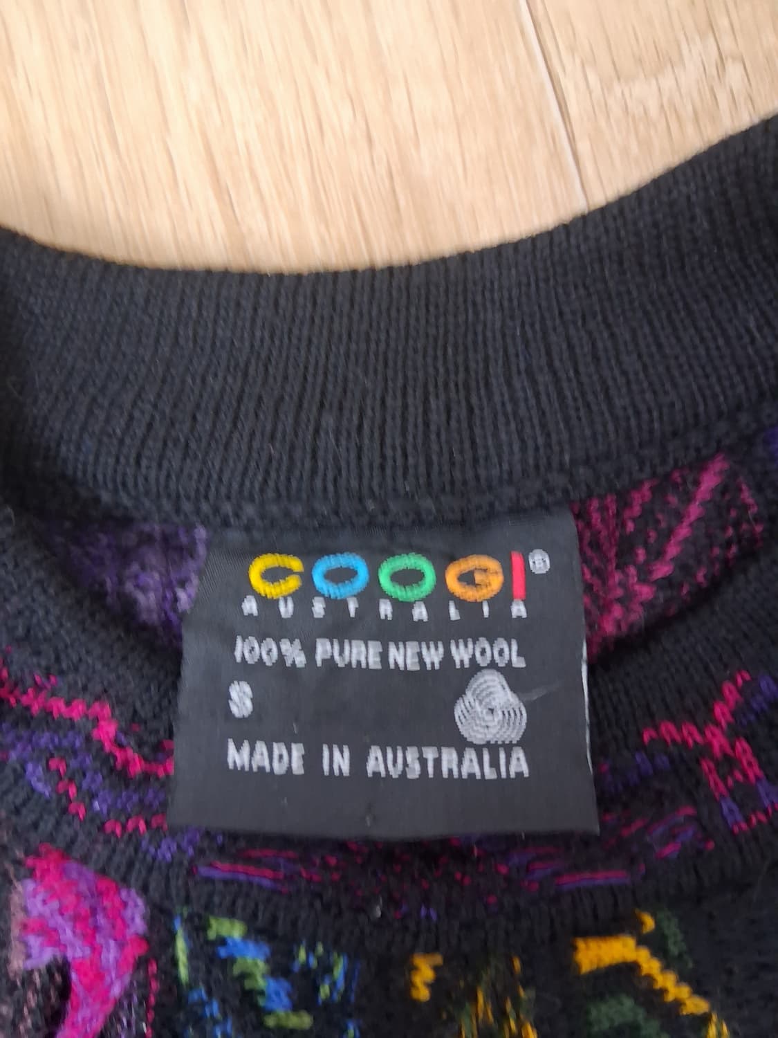 쿠지 COOGI 정품 컬러풀 니트 스웨터 S(95~100) 상품이미지2