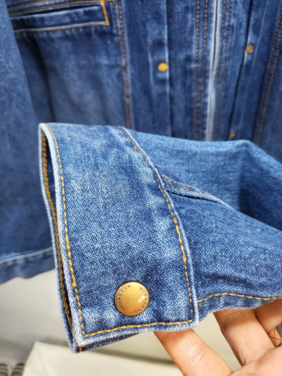 버버리 청자켓 정품 상품이미지5